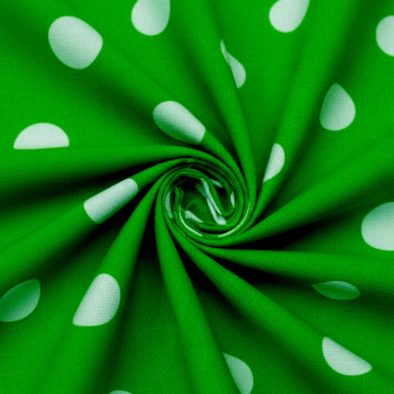 1 Yard Big Polka Dot Printed Poly Cotton Fabric 58/59 Inches Wide